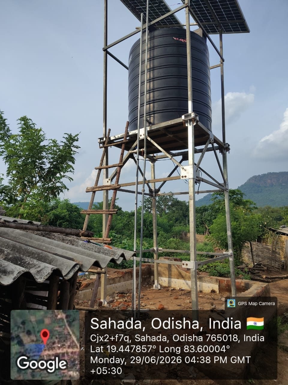 PP POWERS solar-powered water tank system contributing to a greener future
